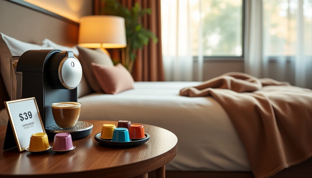 découvrez tout sur le café en chambre d'hôtel : types de machines, choix de capsules, et calcul du coût par nuit pour profiter d'un café comme à la maison durant votre séjour.