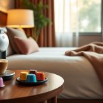 découvrez tout sur le café en chambre d'hôtel : types de machines, choix de capsules, et calcul du coût par nuit pour profiter d'un café comme à la maison durant votre séjour.