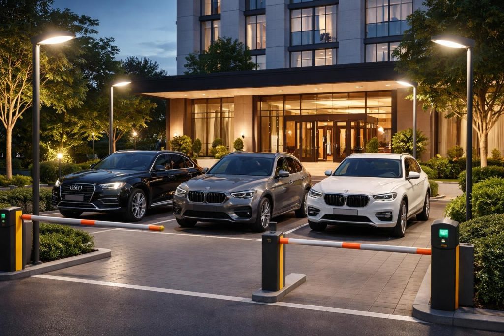hotels aptitudes propose un parking sécurisé spécialement conçu pour audi q7, bmw x5 et volvo xc90, garantissant la sécurité et la tranquillité d'esprit lors de votre séjour.