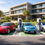 découvrez des hôtels avec parking gratuit adaptés aux tesla model 3, renault zoé et équipés de stations de recharge rapide pour recharger votre véhicule électrique en toute tranquillité.