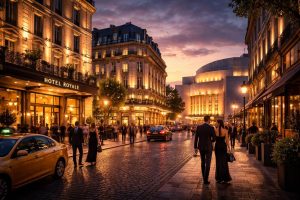 découvrez des hôtels situés à proximité des lieux culturels emblématiques tels que le théâtre des champs-élysées et l'opéra bastille, avec des packages exclusifs incluant des billets pour des spectacles inoubliables.