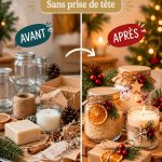 Des cadeaux de Noël simples et élégants prêts à être offerts à l'entourage